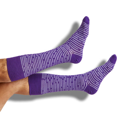 Purple / Orange Mixed Socks 8 Pack DeadSoxy