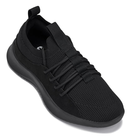 CALTO - Q130 - 2.4 Inches Taller (Black/Black Sole) - Ultra Lightweight Sneakers Tallmenshoes.com