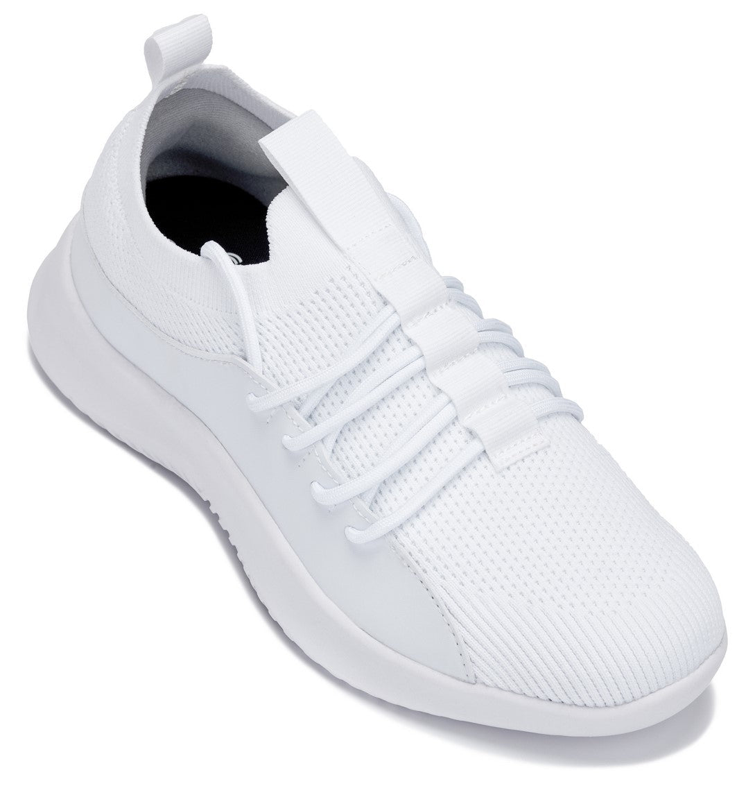 CALTO - Q131 - 2.4 Inches Taller (Off-White/White Sole) - Ultra Lightweight Sneakers Tallmenshoes.com