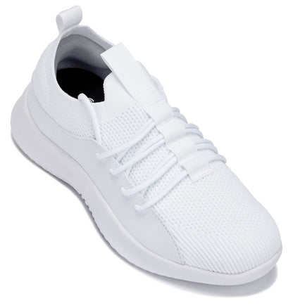 CALTO - Q131 - 2.4 Inches Taller (Off-White/White Sole) - Ultra Lightweight Sneakers Tallmenshoes.com