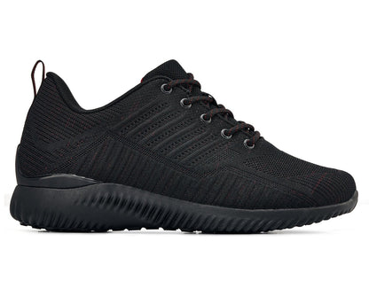 CALTO - Q211 - 2.6 Inches Taller (Black/Red) - Ultra Lightweight Tallmenshoes.com