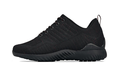 CALTO - Q211 - 2.6 Inches Taller (Black/Red) - Ultra Lightweight Tallmenshoes.com