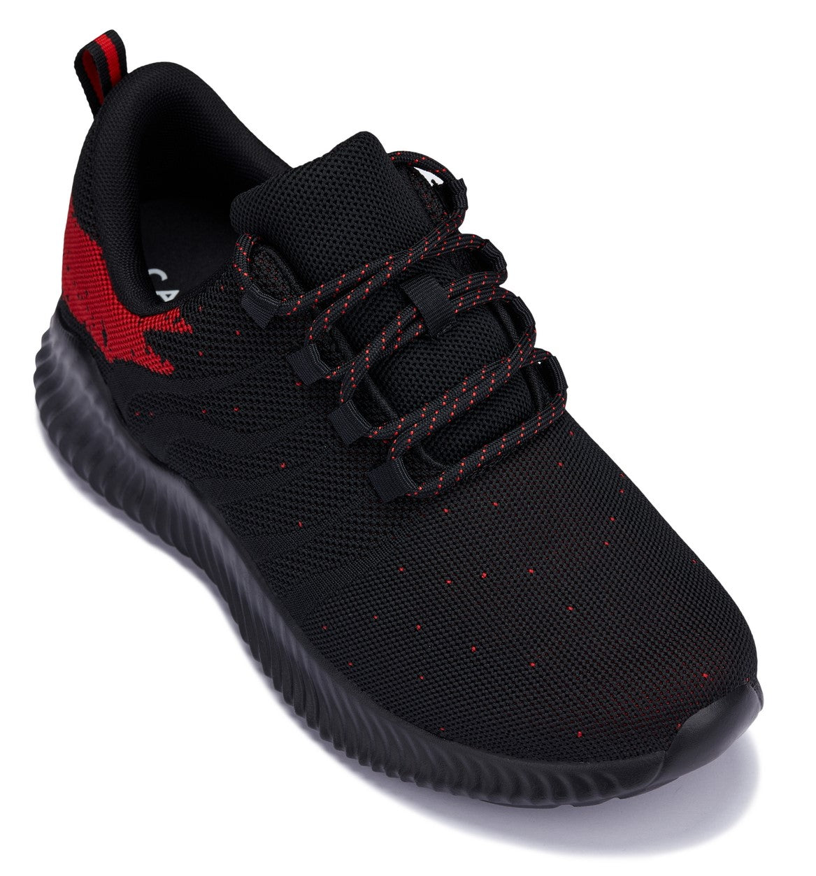 CALTO - Q215 - 2.8 Inches Taller (Black/Red) - Ultra Lightweight Tallmenshoes.com