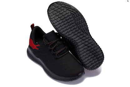 CALTO - Q215 - 2.8 Inches Taller (Black/Red) - Ultra Lightweight Tallmenshoes.com
