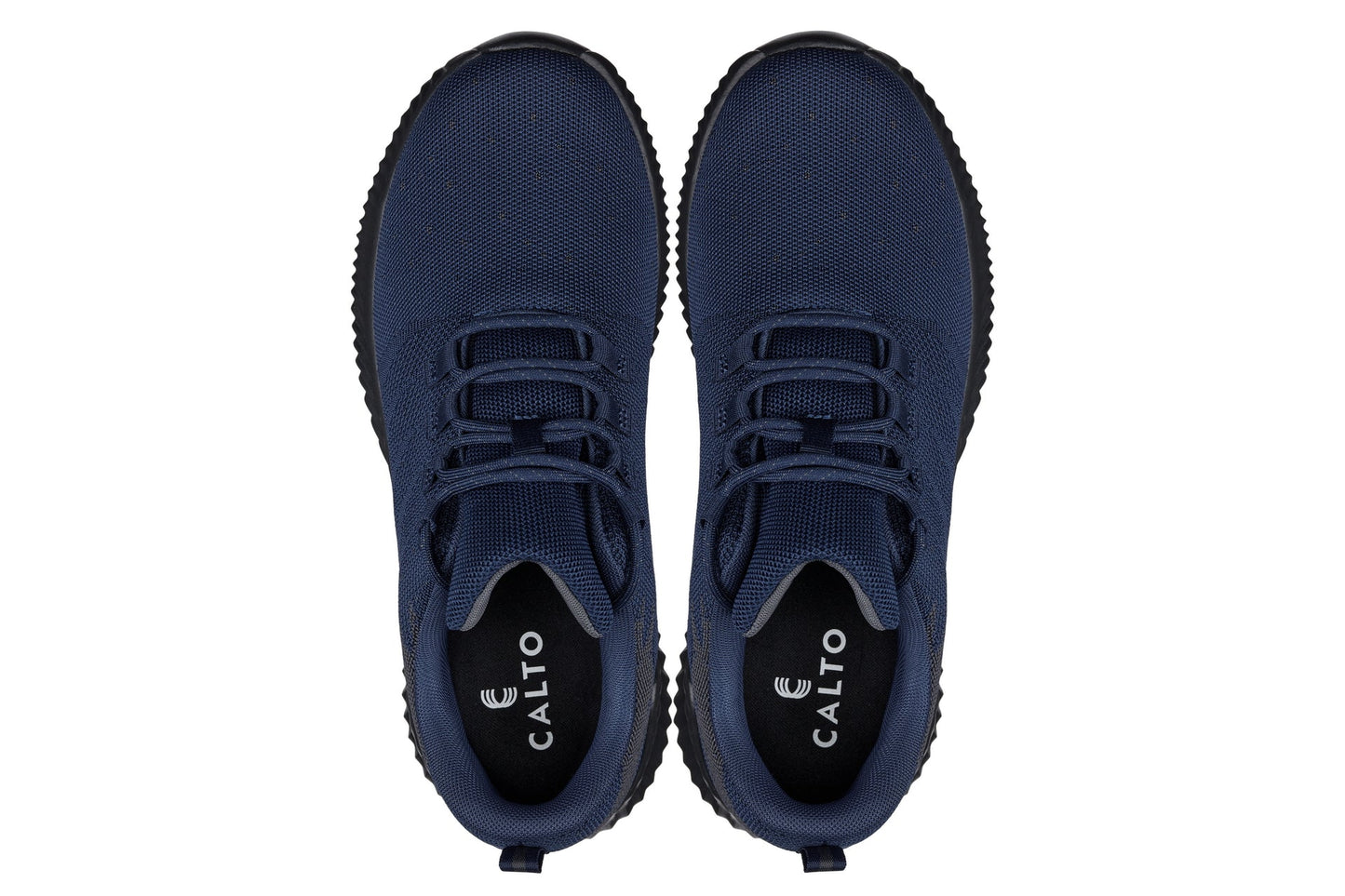 CALTO - Q217 - 2.8 Inches Taller (Navy/Grey) - Ultra Lightweight Tallmenshoes.com