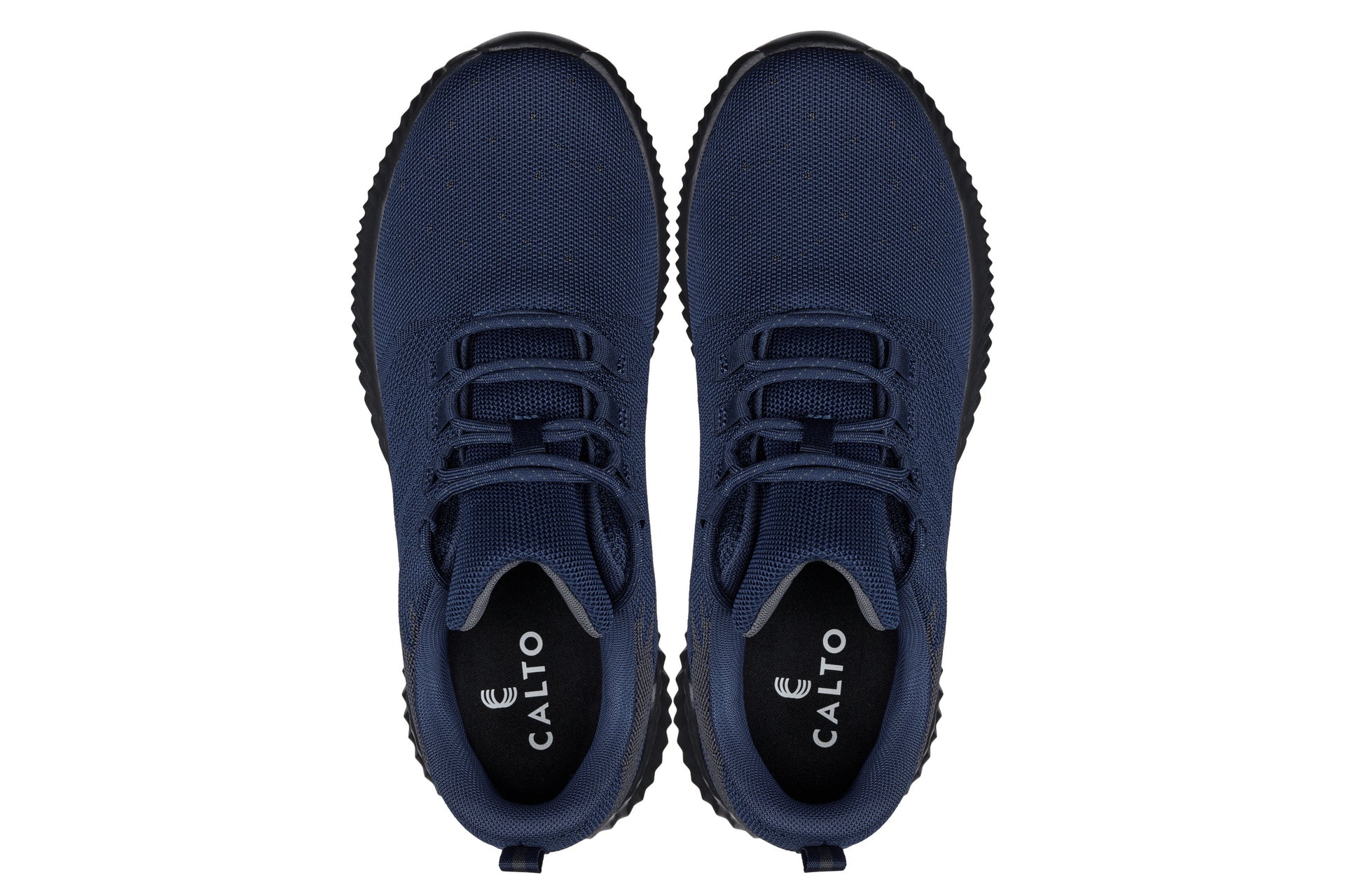 CALTO - Q217 - 2.8 Inches Taller (Navy/Grey) - Ultra Lightweight Tallmenshoes.com