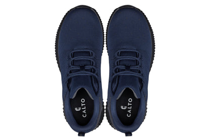 CALTO - Q217 - 2.8 Inches Taller (Navy/Grey) - Ultra Lightweight Tallmenshoes.com