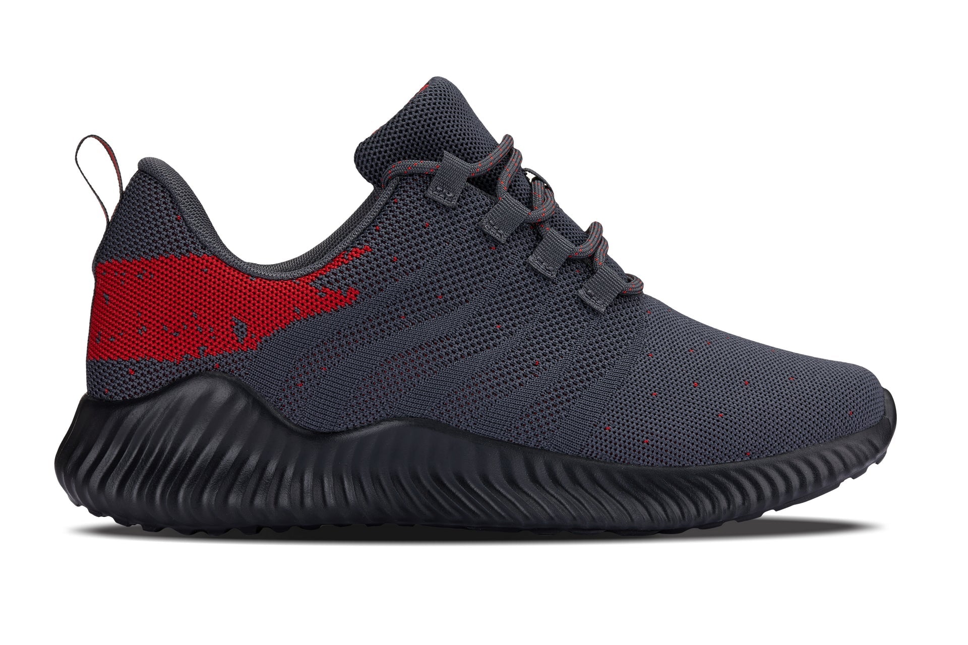 CALTO - Q218 - 2.8 Inches Taller (Grey/Red) - Ultra Lightweight Tallmenshoes.com