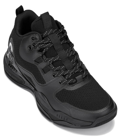 CALTO - Q393 - 3 Inches Taller (Black) - Basketball High-Top Sneakers Tallmenshoes.com