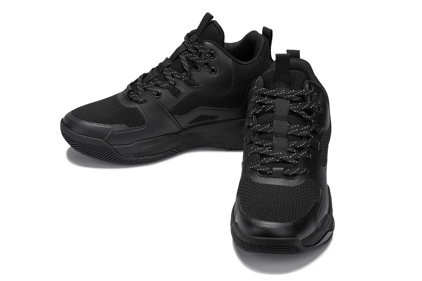 CALTO - Q393 - 3 Inches Taller (Black) - Basketball High-Top Sneakers Tallmenshoes.com