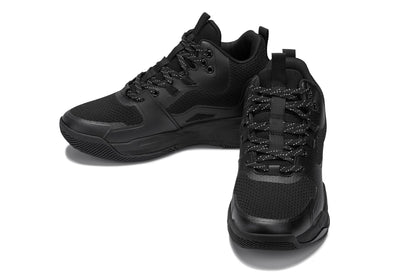 CALTO - Q393 - 3 Inches Taller (Black) - Basketball High-Top Sneakers Tallmenshoes.com