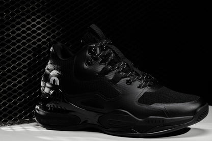 CALTO - Q393 - 3 Inches Taller (Black) - Basketball High-Top Sneakers Tallmenshoes.com