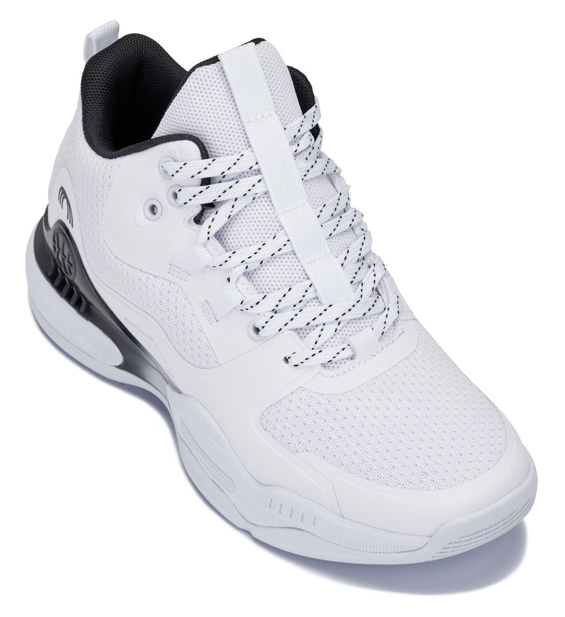 CALTO - Q394 - 3 Inches Taller (White/Black) - Basketball High-Top Sneakers Tallmenshoes.com