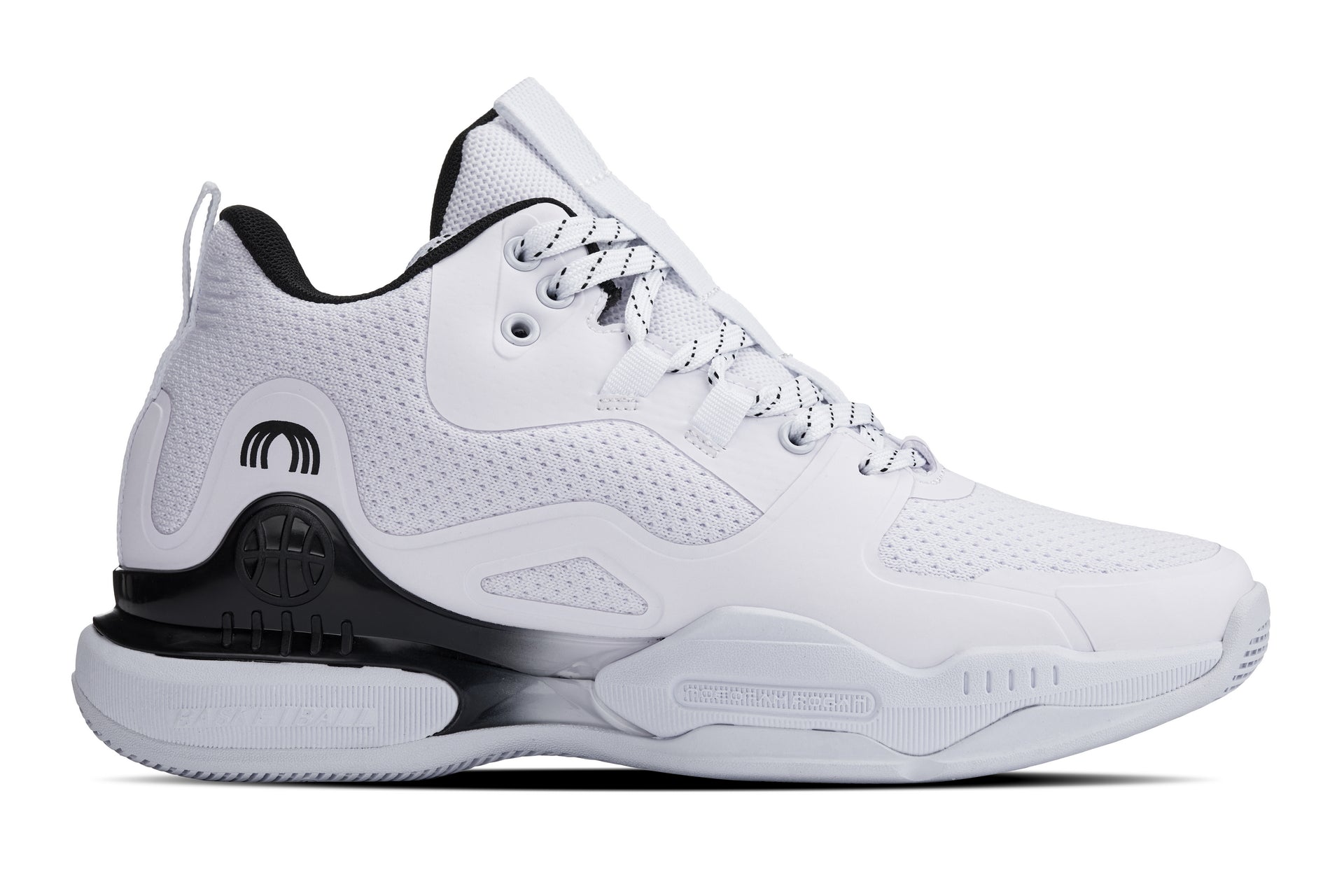 CALTO - Q394 - 3 Inches Taller (White/Black) - Basketball High-Top Sneakers Tallmenshoes.com