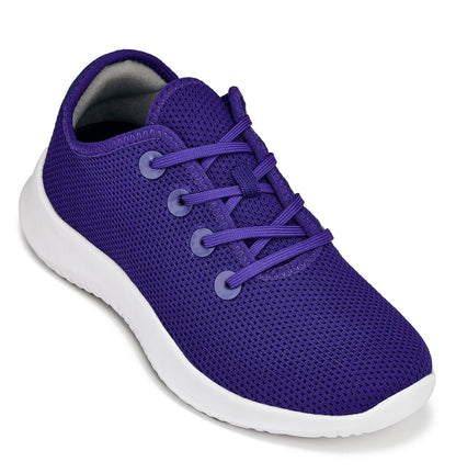 CALTO - Q404 - 2.4 Inches Taller (Cobalt) - Ultra Lightweight Knitted Sneakers Tallmenshoes.com