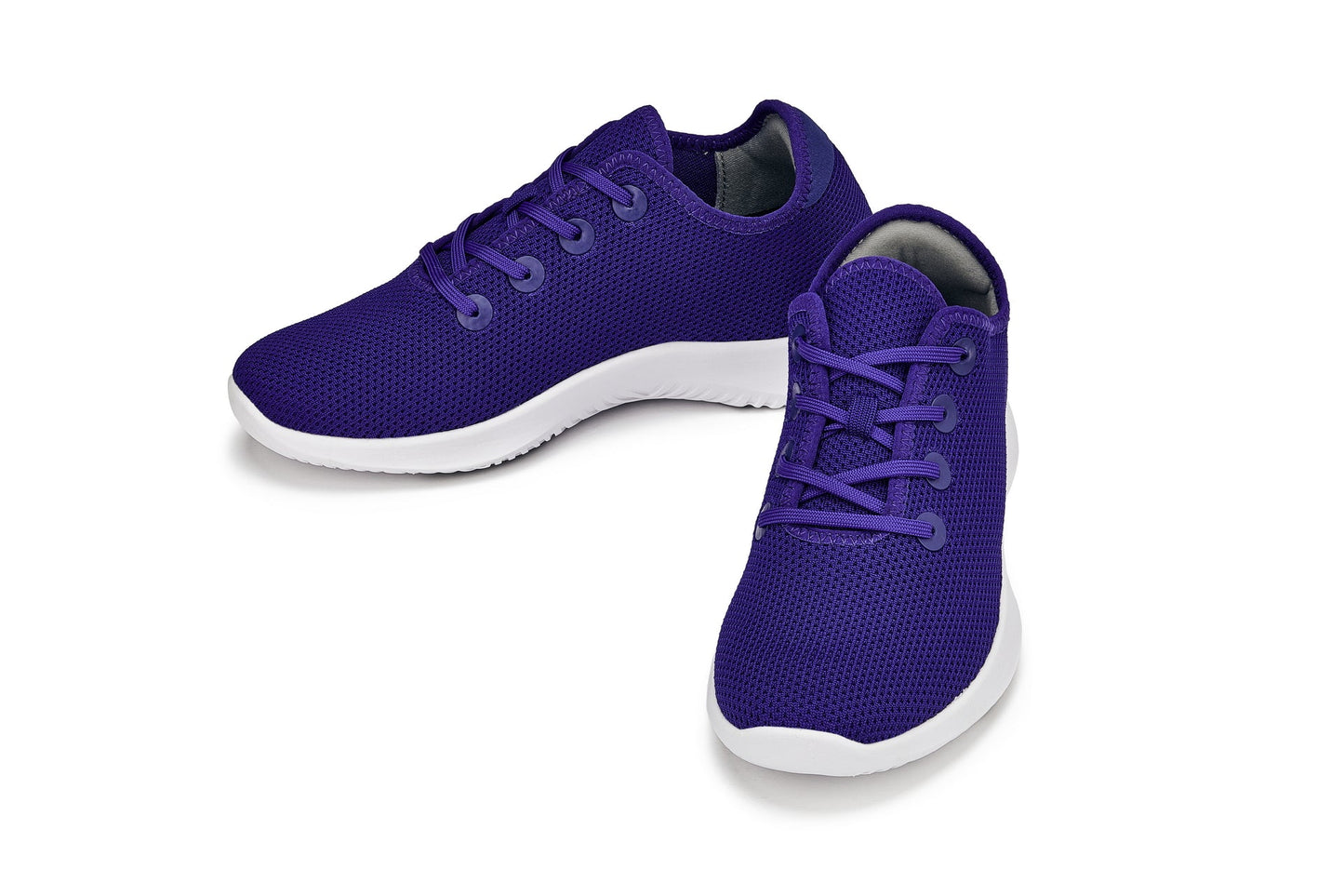 CALTO - Q404 - 2.4 Inches Taller (Cobalt) - Ultra Lightweight Knitted Sneakers Tallmenshoes.com