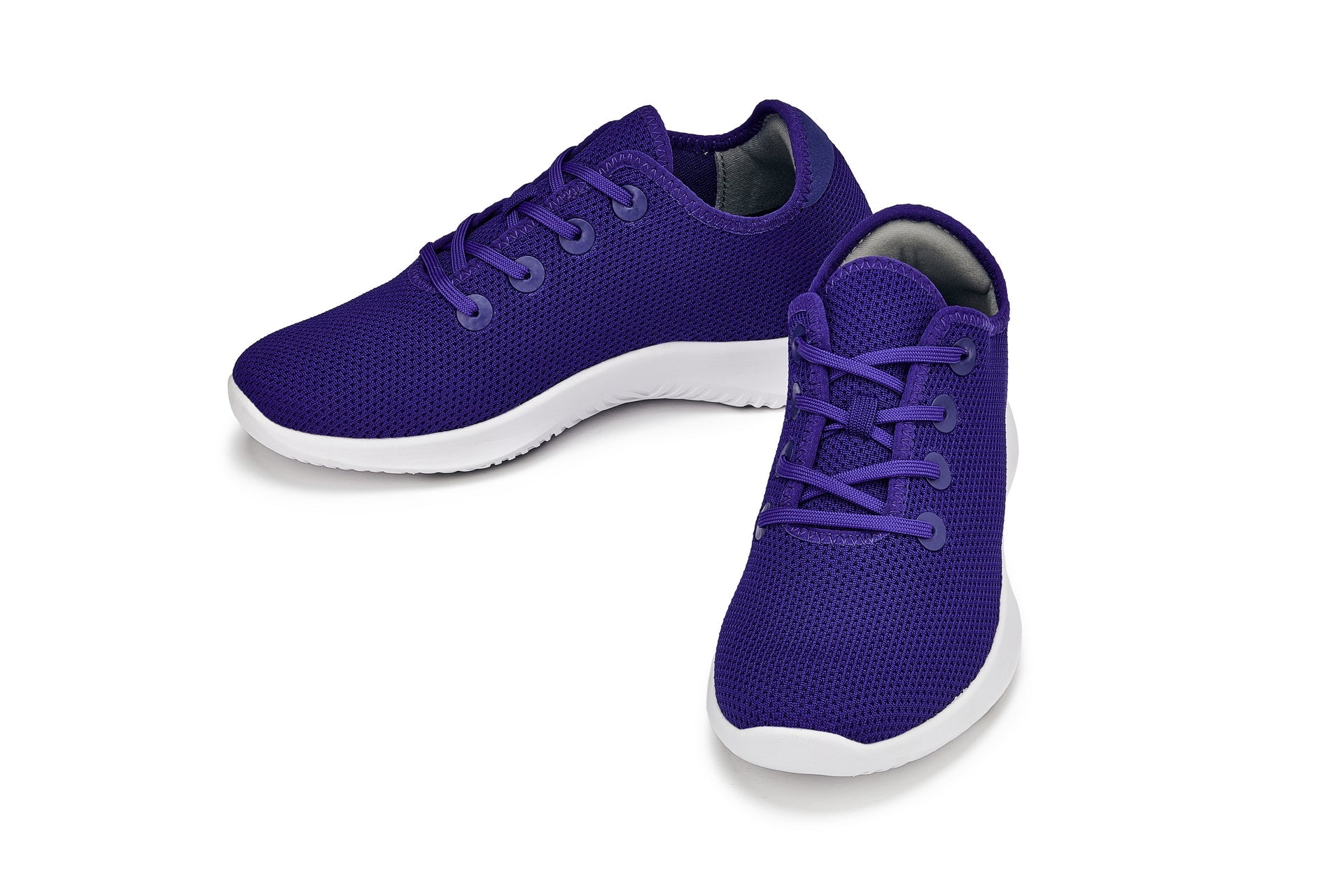 CALTO - Q404 - 2.4 Inches Taller (Cobalt) - Ultra Lightweight Knitted Sneakers Tallmenshoes.com