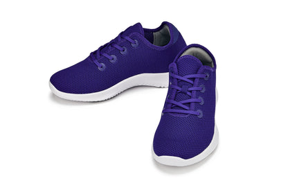 CALTO - Q404 - 2.4 Inches Taller (Cobalt) - Ultra Lightweight Knitted Sneakers Tallmenshoes.com