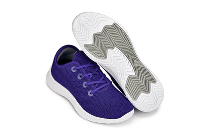 CALTO - Q404 - 2.4 Inches Taller (Cobalt) - Ultra Lightweight Knitted Sneakers Tallmenshoes.com