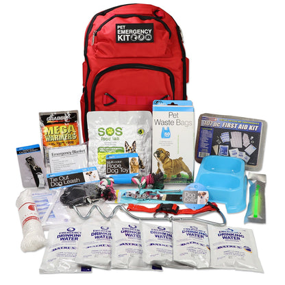 Dog Survival Kit - Deluxe Canine Survival Go-Bag quakekits.com