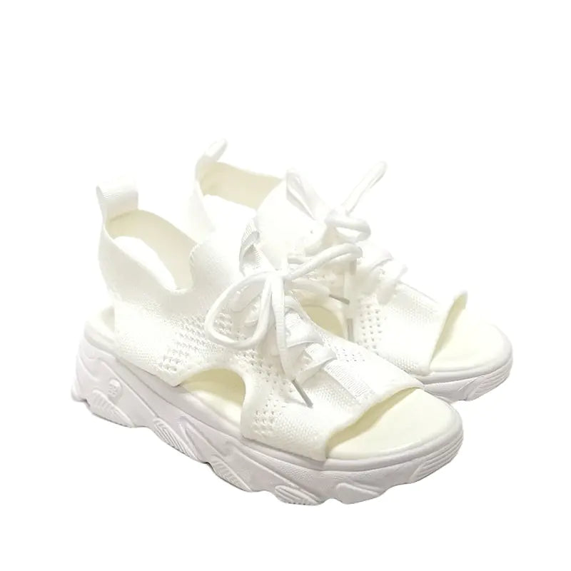 Women's Casual Flat Hollow Thick Bottom Beach Sandals