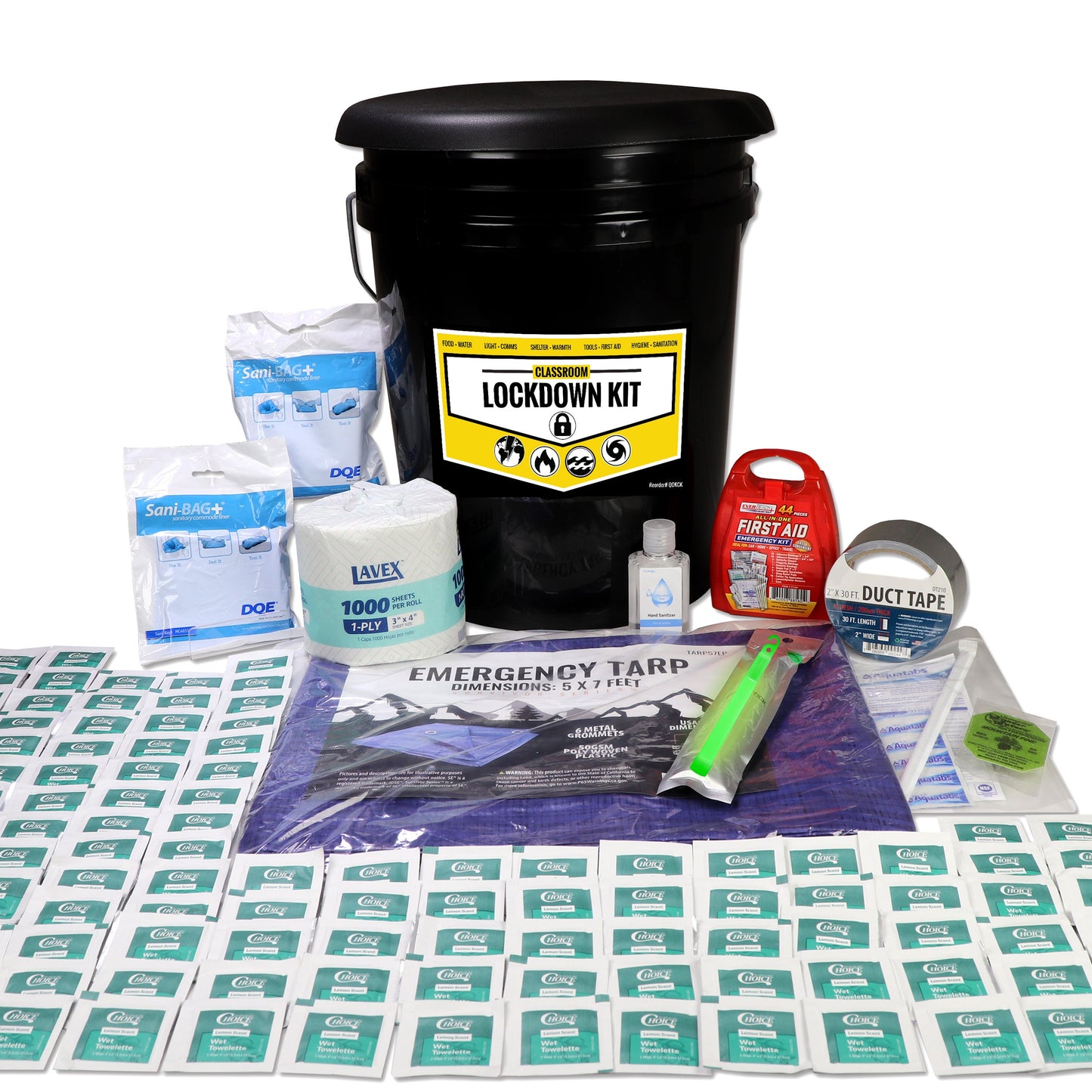 Emergency Classroom Lockdown Kit quakekits.com
