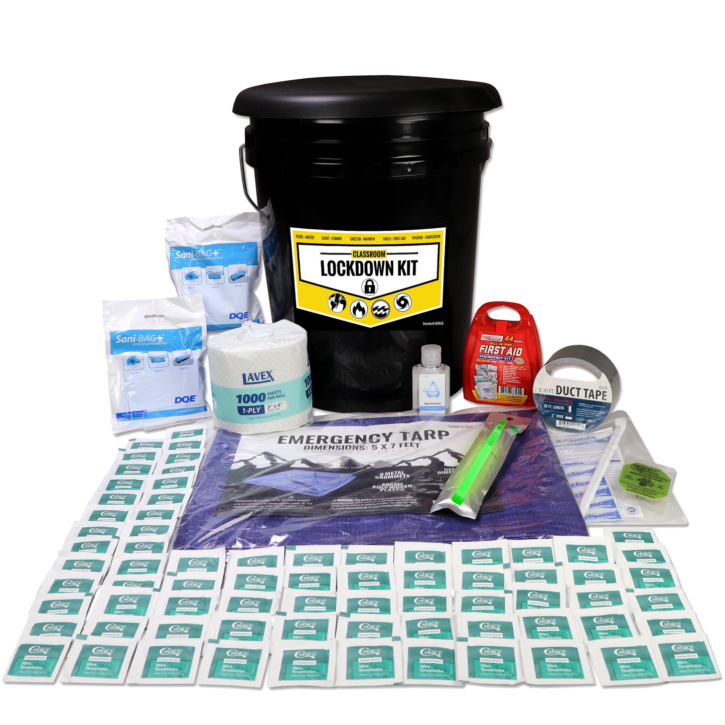 Emergency Classroom Lockdown Kit quakekits.com