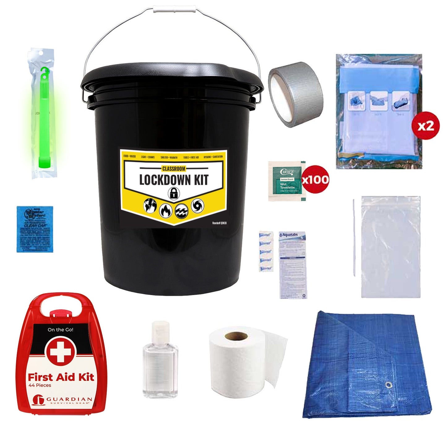 Emergency Classroom Lockdown Kit quakekits.com
