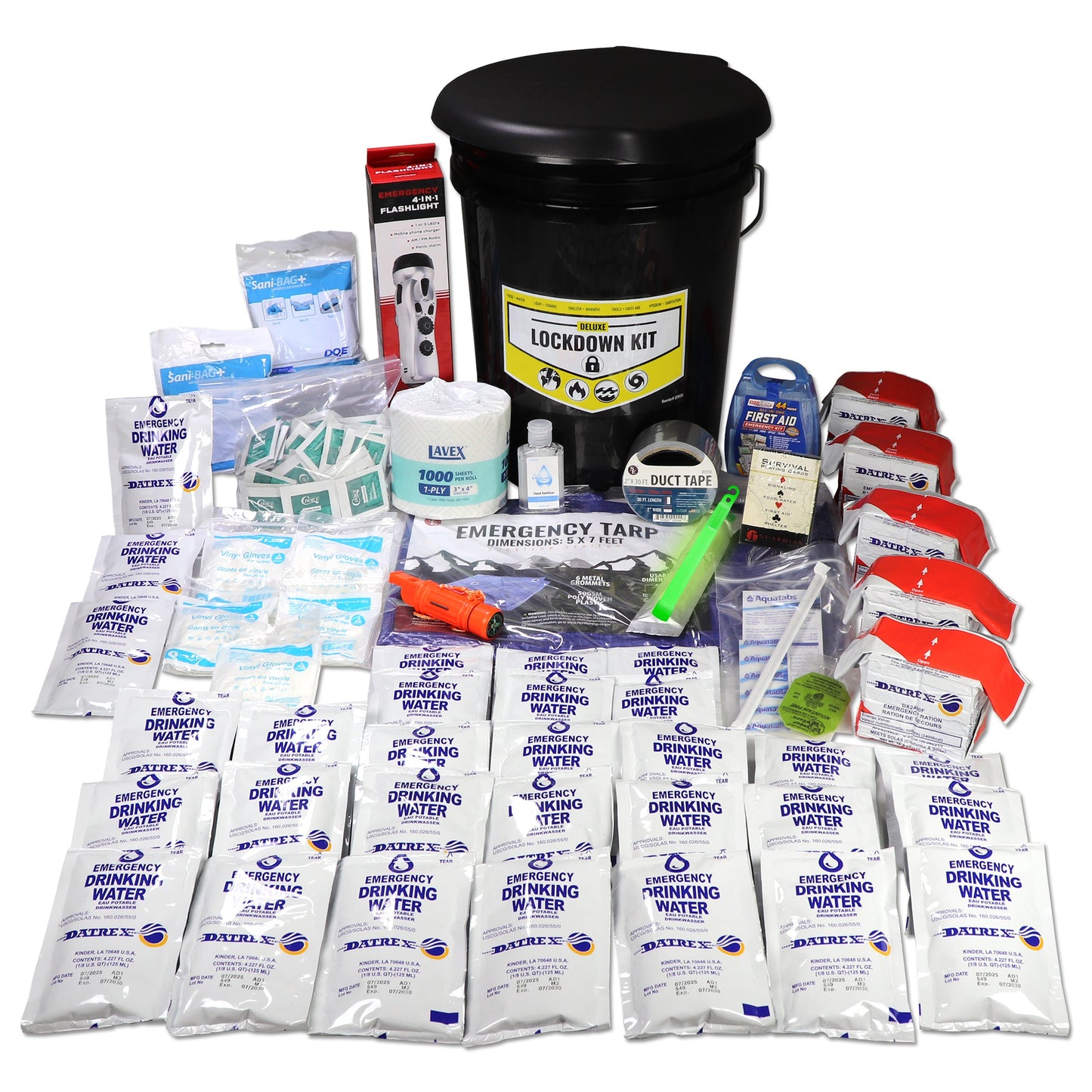 Deluxe Emergency Classroom Lockdown Kit quakekits.com