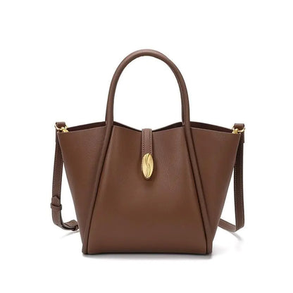 Large-capacity Leather Commuter One-shoulder Bag