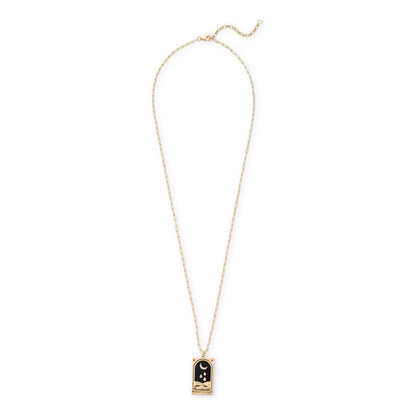 Tarot Card Pendant Necklace LUNAR VINES