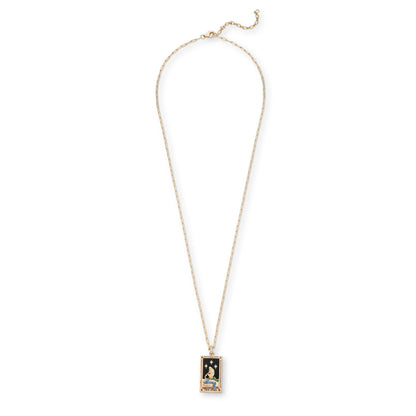Tarot Card Pendant Necklace LUNAR VINES
