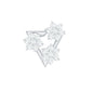Diamond Triangle Earring for Helix Piercing
