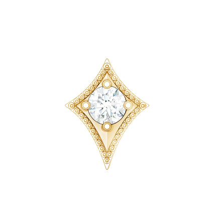 Diamond Kite Shape Tragus Earring