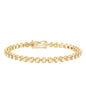 Certified Lab Grown Classic Round Diamond Bridal Tennis Bracelet