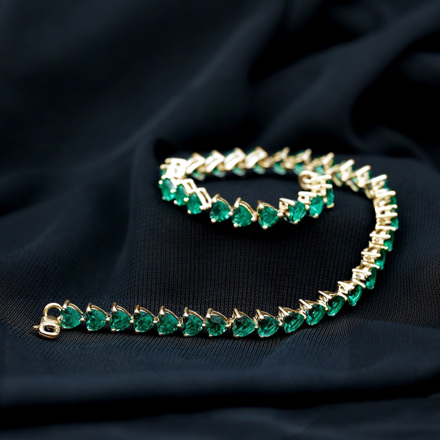 Certified Lab Grown Bezel Set Diamond Eternity Chain Bracelet