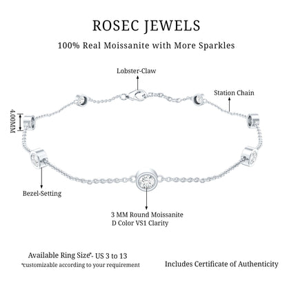 Lab Grown Diamond Chain Bracelet for Women