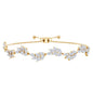 Certified Lab Grown Diamond Leaf Bolo Bracelet Adjustable