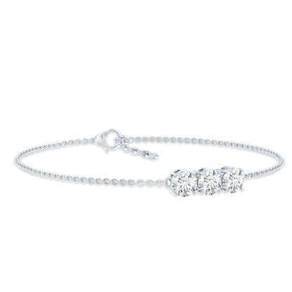 Certified 5 MM Lab Grown Diamond Bracelet for Women