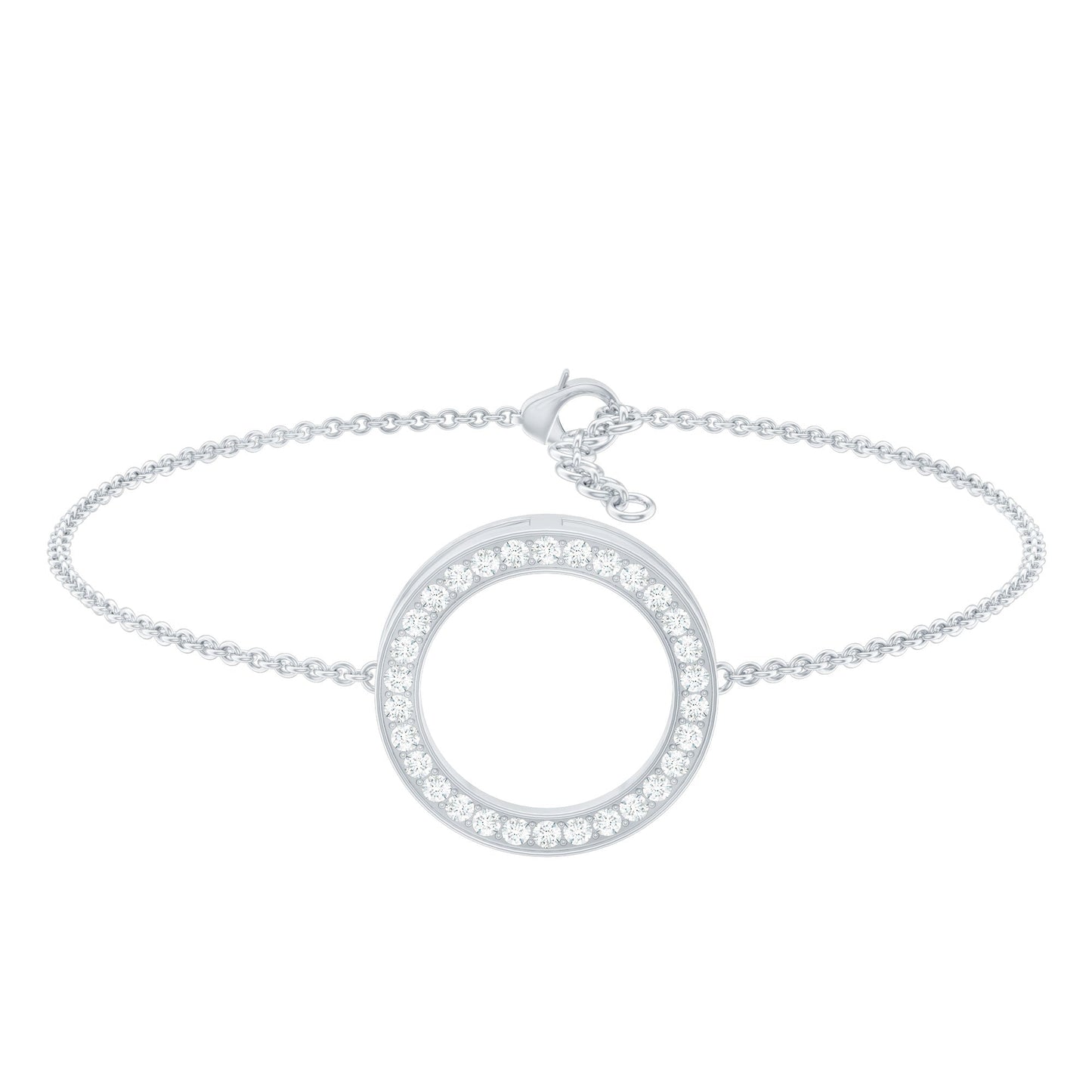 Certified Lab Grown Diamond Circle Bracelet for Women
