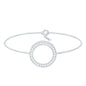 Certified Lab Grown Diamond Circle Bracelet for Women