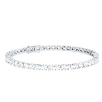East West Oval Lab Grown Diamond Tennis Bracelet
