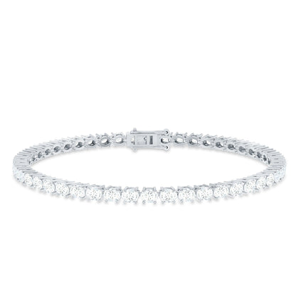 East West Oval Lab Grown Diamond Tennis Bracelet