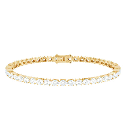 East West Oval Lab Grown Diamond Tennis Bracelet