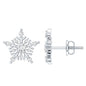 Lab Grown Diamond Icy Snowflake Earrings