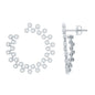 Certified Lab Created Diamond Statement Stud Earrings