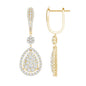 Lab Grown Diamond Bridal Drop Earrings