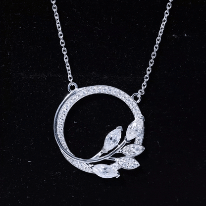 Nature Inspired Lab Grown Diamond Eternity Necklace