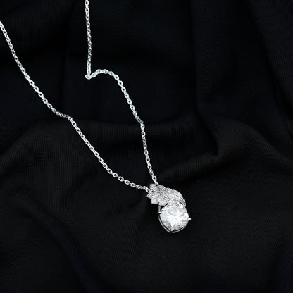 Nature Inspired 5.6 Carat Moissanite Designer Necklace for Wedding