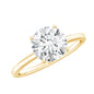 2 Carat Lab Grown Diamond Classic Engagement Ring in Silver